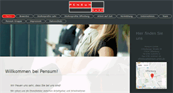 Desktop Screenshot of pensum-gmbh.de